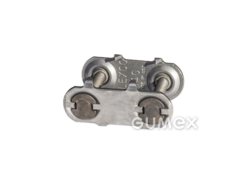 Kupplung für PVC und Gummiförderbänder ELEVATOR 1E, für Trommeldurchmesser 350mm, verzinkter Stahl, 